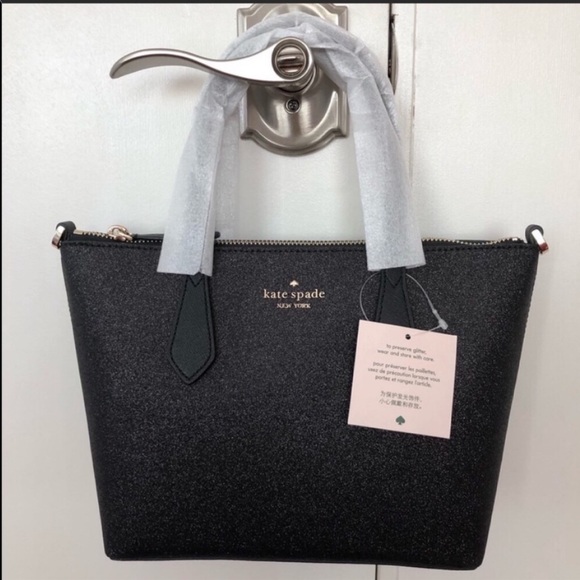 🌹 Kate Spade Small Joeley Glitter Satchel - Picture 1 of 13